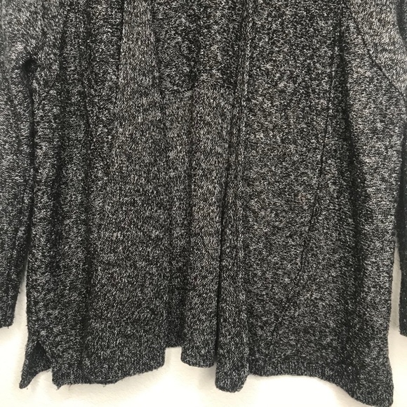 Pure J. Jill marled dark gray open cardigan Large - Picture 4 of 12